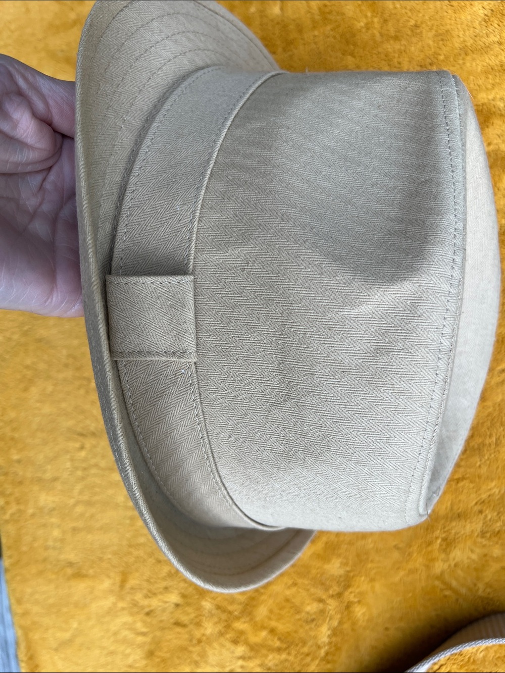 Classic Beige Fedora Hat. Mirmaru brand